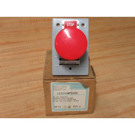 General Electric CR2940NP502A Stop Push Button