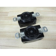 Bryant 72120 FR Locking Receptacle NEMA L21-20R (Pack of 2) - Used