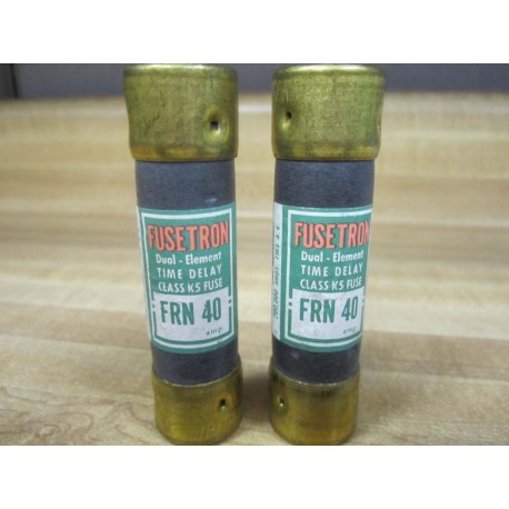 Fusetron FRN-40 Bussmann Fuse FRN40 Buss Cooper (Pack of 2) - New No Box