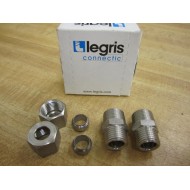 Legris 1805 10 17 Male Stud Coupling (Pack of 2)