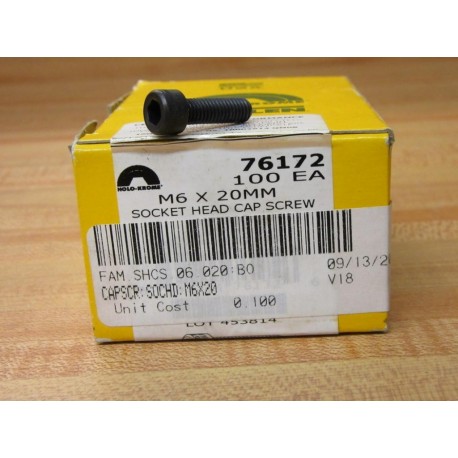 Holo-Krome 76172 Socket Head Cap Screw (Pack of 86) - New No Box