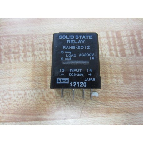 Idec RAHB-201Z Solid State Relay RAHB-20IZ - Used