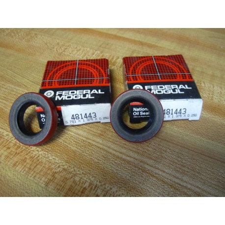 National 481443 Federal Mogul Oil Seal (Pack of 2)