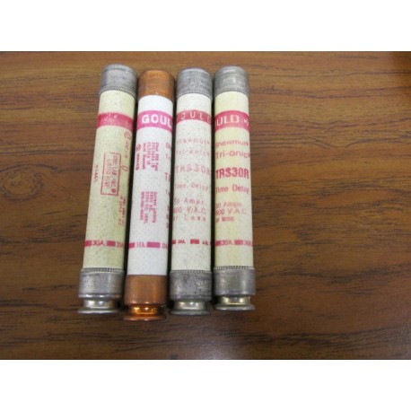 Gould Shawmut Ferraz Trionic TRS30R Fuse (Pack of 4) - New No Box