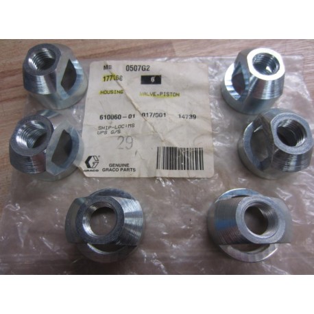 Graco 177168 Piston Valve Housing 177168 (Pack of 6)