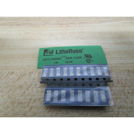 Littelfuse 451 Nano (Pack of 18) - New No Box