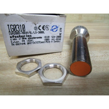 IFM Efector IGA2005-ABOASLLS-300BL Sensor IG0310