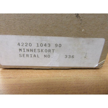 Atlas Copco 4220 1043 90 Minneskort 4220104390