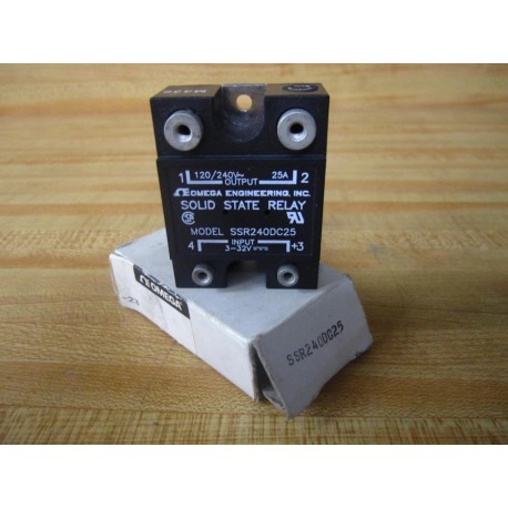 Omega SSR240DC25 Solid State Relay