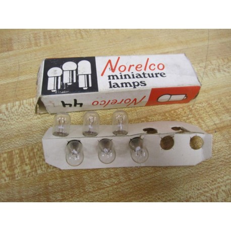 Norelco 44 Miniature Lamp Bulbs (Pack of 6)