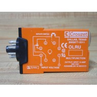 Crouzet OLRU Relay 10A 250VAC Timer - Used