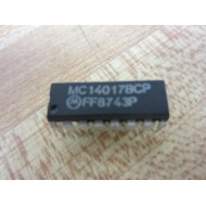 Motorola MC14017BCP Integrated Circuit - New No Box