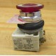 Square D Schneider 9001-KR9P1R Red Button 9001KR9P1R WLegend Plate - Used