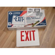 Lithonia LHQM S W 1 R 120277 Exit Sign Cover, Wiring, Bracket Only