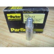 Parker 10155-4-4 Male NPTF Stright Pipe 1015544 (Pack of 2)