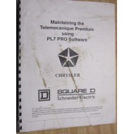 Square D PL7 Pro Software Manual - Used