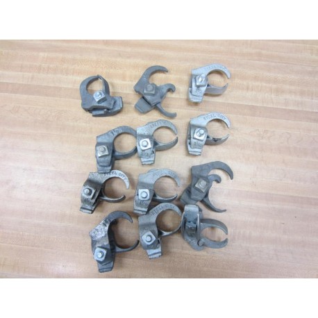 Steel City EC-1-12 Pipe Clamps EC112 (Pack of 12) - New No Box