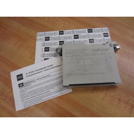 StahlIntrinspak 900101-252-057-141 Safety Barrier 900101252057141 - New No Box