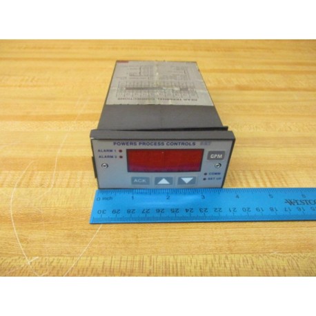 Power Process Controls 327-C000 Process Monitor 300 Series - Used