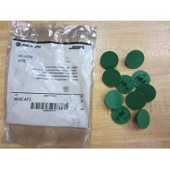 Allen Bradley 800E-AF3 Green Flush Push Button Cap 800EAF3 (Pack of 10)