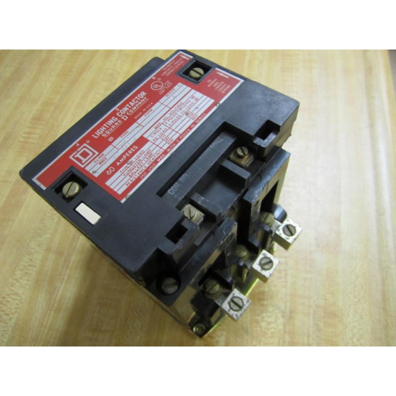 Square D Lighting Contactor 60 Amp 8903 SPO2 Series A 