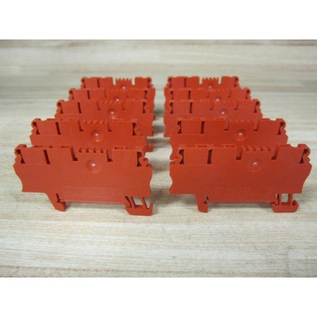 Allen Bradley 1492-L2T Block 1492L2T Red (Pack of 10) - New No Box