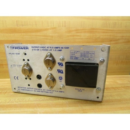 International Power IHCAA-60W Power Supply IHCAA60W - Used