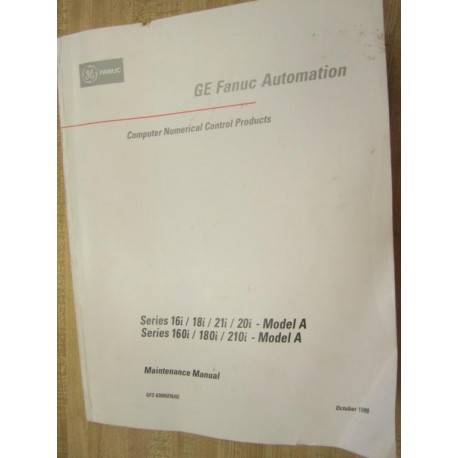 Fanuc GFZ-63005EN02 Manual GFZ63005EN02 - Used