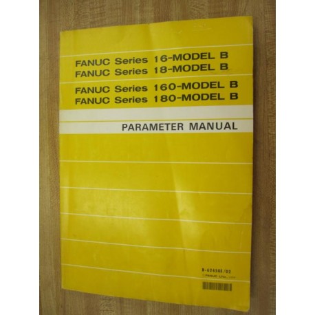 Fanuc B-62450E02 Parameter Manual B62450E02 - Used