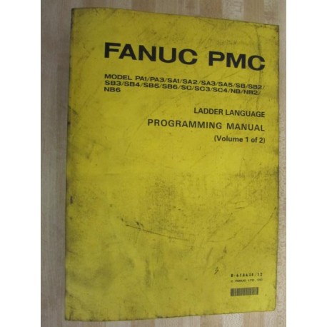 Fanuc B-61863E12 Programming Manual B61863E12 - Used