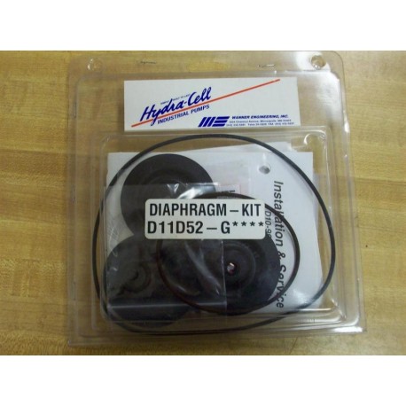 Hydra-Cell D11D52-G Diaphragm Kit D11D52G