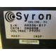 Syron DBA 090 Double Blank Analyzer DBA090 - Used