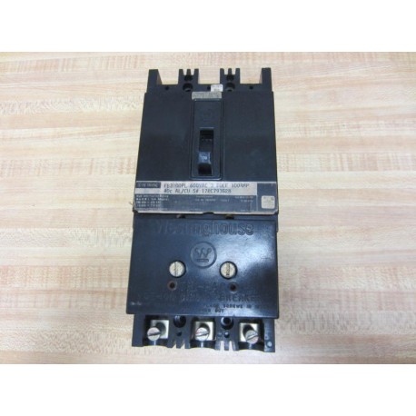 Westinghouse FB3100PL Circuit Breaker 100 Amp - Used