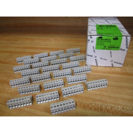 Wieland 25.340.0853.0 Terminal Block 2534008530 (Pack of 26)