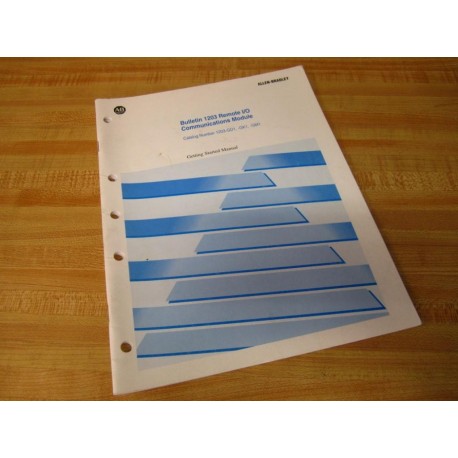 Allen Bradley 74001-002-01 Getting Started Manual 74001-002-01(D) - Used