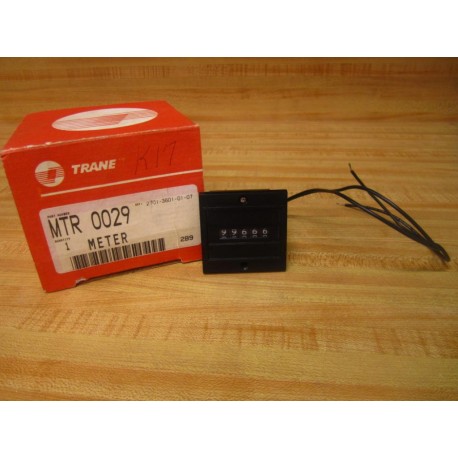 Trane MTR 0029 5 Digit Counter MTR0029