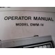 FWC 0M 48832004 DWM-IV Operator Manual 0M48832004 - Used