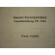 Vacon 1428G X4 AC Drive User's Manual - Used