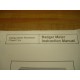 Badger Meter RCA-203605 Badger Meter Instruction Manual 940891 - Used