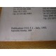 Allen Bradley 134954 Bulletin 1333 Instruction Manual - Used