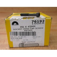 Holo-Krome 76192 Socket Head Cap Screw M6 X 45MM (Pack of 99)