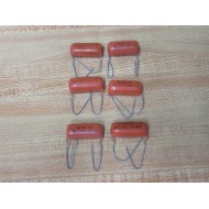 Generic 2PS-P22 Capacitor 2PSP22 200DC Orange (Pack of 6)