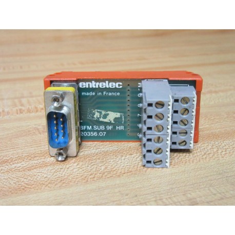 Entrelec 0020-356-07 Terminal Block  2035607 - Used