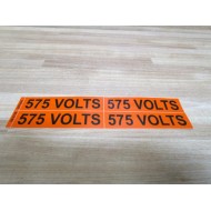 Ziptape VM-575B Voltage Markers (Pack of 4) - New No Box