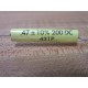 Sprague 431P-200VDC Capacitor 431P200VDC 200DC .47 ± 10% (Pack of 5) - New No Box