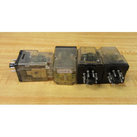 Square D 8501-KPD12-24VDC Relay 8501KPD1224VDC Series D (Pack of 4) - Used