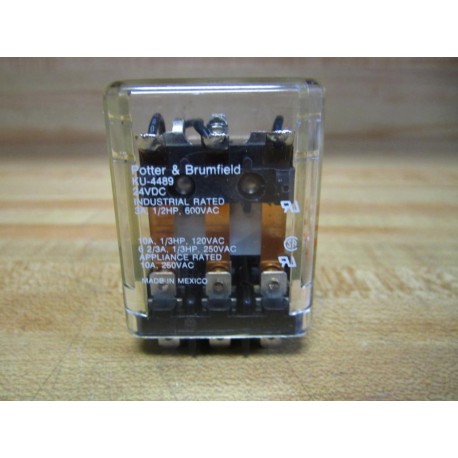 Potter & Brumfield KU-4489 24VDC Relay KU4489 - New No Box