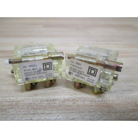 Square D CL 9001-KA1 Contact (Pack of 2) - Used