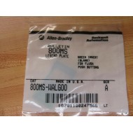 Allen Bradley 800MS-WALG00 Legend Plate 800MSWALG00 (Pack of 5)