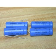 Sprague 39D-1000UF Capacitor 39D 1000UF 25VDC Blue (Pack of 4) - New No Box